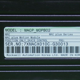 [중고] MACP-MOPB02 Rockwell MAC plus Motion Module