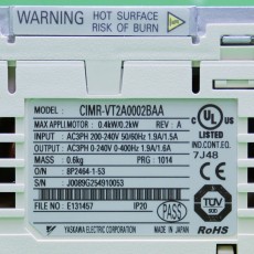 [중고] CIMR-VT2A0002BAA 야스까와 인버터 (SI-N3 디바이스넷 옵션카드 포함)