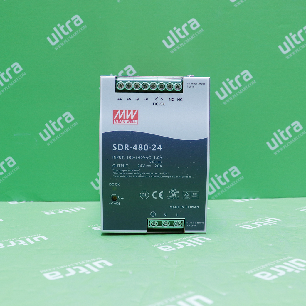 [신품] SDR-480-24 MEAN WELL 레일 전원 공급장치