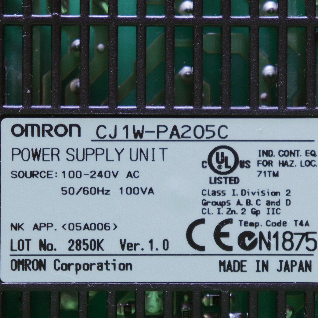 [중고] CJ1W-PA205C 옴론 특수 컨트롤러 파워 서플라이