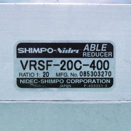 [중고] VRSF-20C-400 SHIMPO-NIDEC 20:1 에이블 감속기