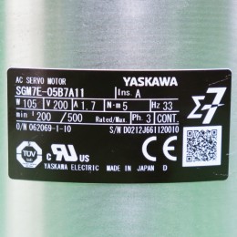 [중고] SGM7E-05B7A11 야스카와 다이렉트드라이브 DD모터