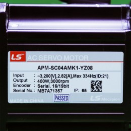 [중고] APM-SC04AMK1-YZ08 LS 메카피온 400W 서보모터