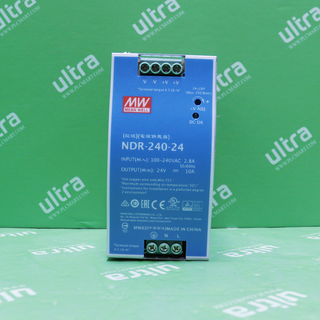 [중고] NDR-240-24 MEANWELL AC/DC DIN rail 파워 서플라이