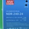 [중고] NDR-240-24 MEANWELL AC/DC DIN rail 파워 서플라이