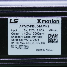[중고] APMC-FBL04AMK2 LS 400W 서보모터