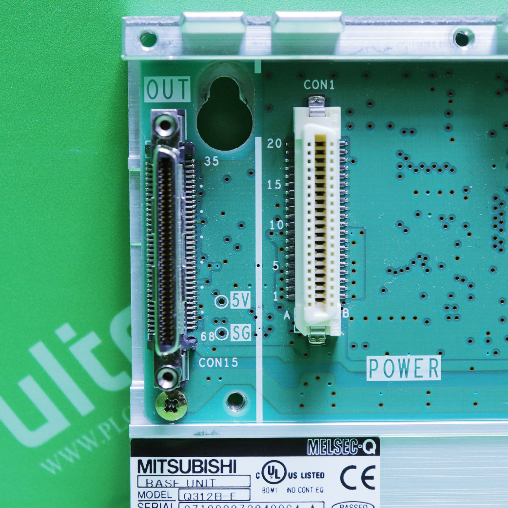 [중고] Q312B-E 미쯔비시 PLC 12슬롯 베이스 (투명커버 없음)