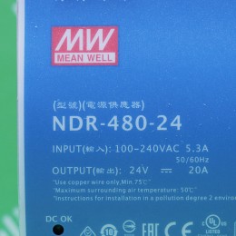 [중고] NDR-480-24 MEANWELL 레일 전원 공급장치