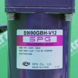 [중고] S9I90GBH-V12 + SC9HC7.5 SPG 인덕션모터+기어헤드