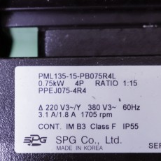[중고] PML135-15-PB075R4L SPG 동력용 모터