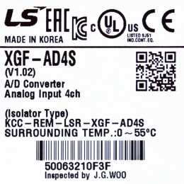 [중고] XGF-AD4S 엘에스 LS PLC
