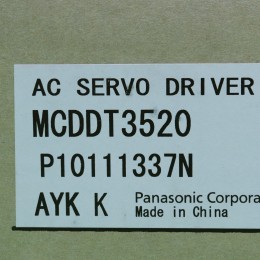 [신품] MCDDT3520 파나소닉 AC SERVO