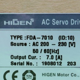 [신품] FDA-7010 하이젠 1KW 서보 드라이브
