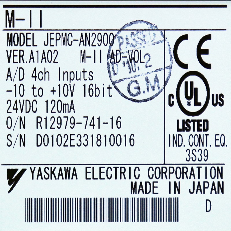 [중고] JEPMC-AN2900 야스카와 모션 리모트 IO