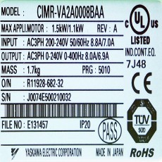 [중고] CIMR-VA2A0008BAA 야스카와 인버터