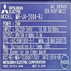 [중고] MR-J4-200A-RJ 미쯔비시 서보드라이브