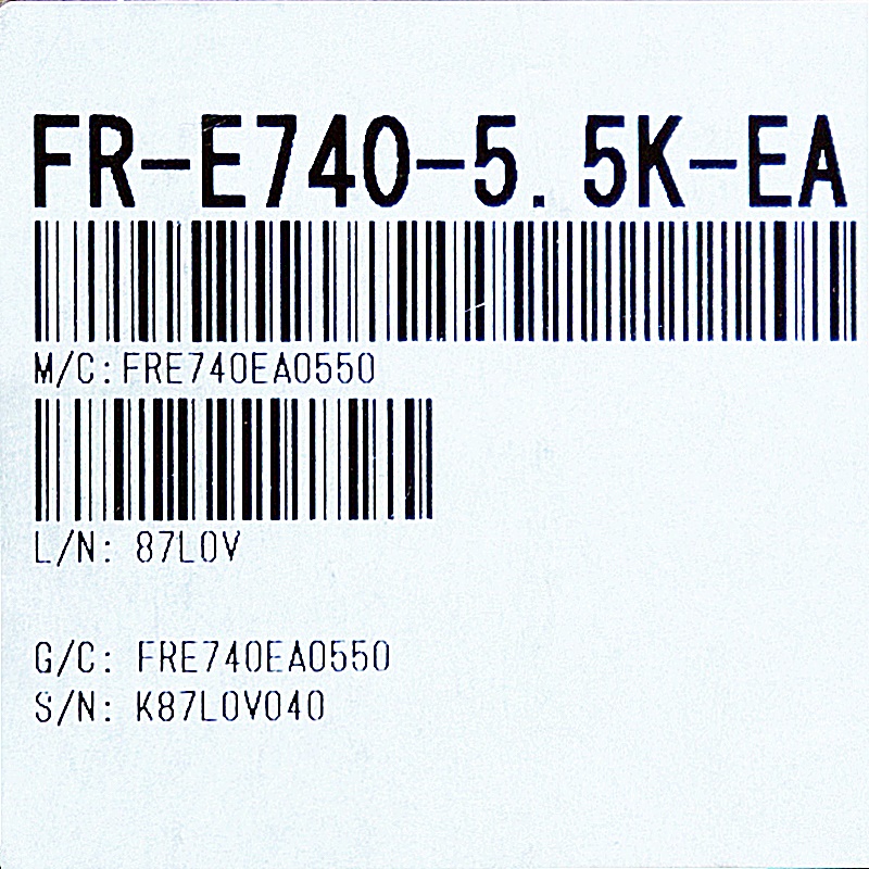 [신품] FR-E740-5.5K-EA 미쯔비시 7마력 인버터