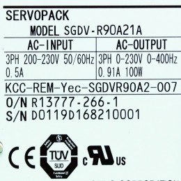 [중고] SGDV-R90A21A 야스카와 0.1kw 서보드라이브
