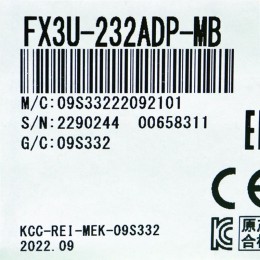 [신품] FX3U-232ADP-MB 미쯔비시 FX시리즈 피엘씨