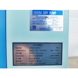 [중고] ESA300W EBARA 드라이 펌프 (구매시 문의 부탁드립니다.)