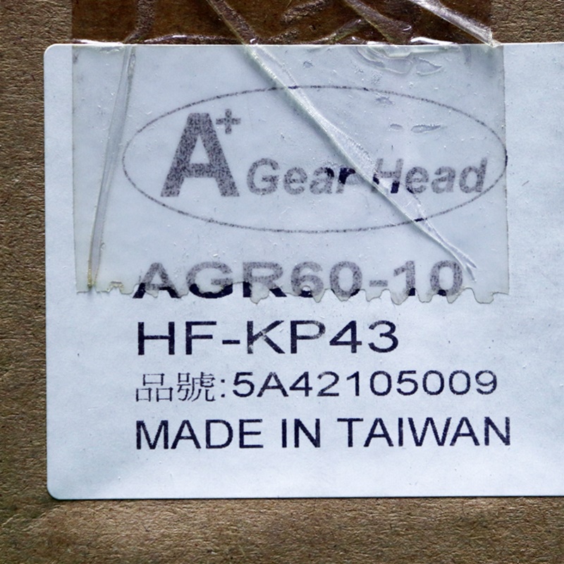 [신품] AGR060-10 A+ Gear head 감속기(HF-KP43용)