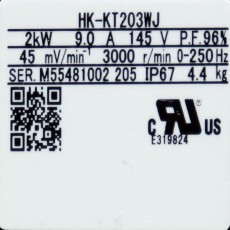 [중고] HK-KT203WJ 미쯔비시 J5시리즈 소용량 2KW 서보 모터