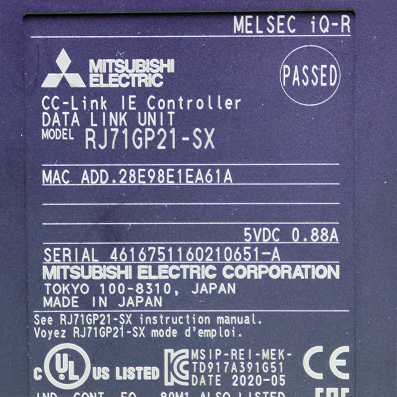 [중고] RJ71GP21-SX 미쯔비시 R PLC 광통신 카드