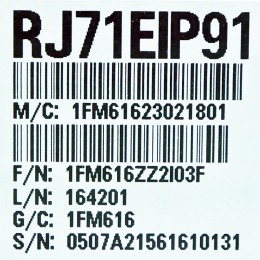 [신품] RJ71EIP91 미쯔비시 R PLC EIP가드  (납기: 전화문의)