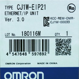 [신품] CJ1W-EIP21 OMRON(오므론) CJ1 시리즈 PLC EtherNet I / P 모듈 100Base-TX 410 mA @ 5 / DC