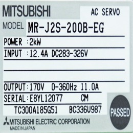 [중고] MR-J2S-200B-EG 미쯔비시 서보드라이버