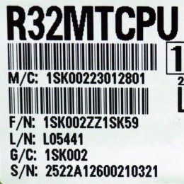 [신품] R32MTCPU 미쯔비시 CPU 모듈
