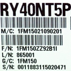 [신품] RY40NT5P 미쯔비시 PLC  (납기: 전화문의)