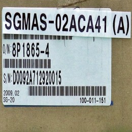 [미사용] SGMAS-02ACA41 야스카와 200W 서보모터