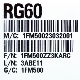[신품] RG60 미쯔비시 R시리즈 블랭크 커버 모듈
