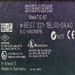[미사용] 6ES7 321-1BL00-0AA0 지멘스 PLC 디지털 입력 모듈