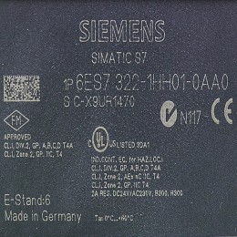[미사용] 6ES7 322-1HH01-0AA0 지멘스 PLC 디지털 출력 모듈