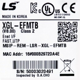 [중고] XGL-EFMTB 엘에스 PLC 이더넷 모듈
