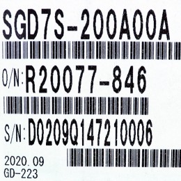 [신품] SGD7S-200A00A 야스카와 3kw 서보팩