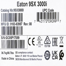 [신품] 9SX3000I EATON 이튼 UPS 무정전 전원장치 (납기 : 전화문의)