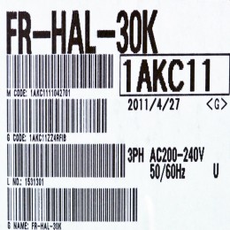 [신품] FR-HAL-30K 미쯔비시 인버터용 리액터
