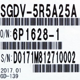 [신품] SGDV-5R5A25A 야스카와 서보드라이브