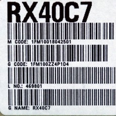 [신품] RX40C7 미쯔비시 R PLC DC입력 모듈  (납기: 전화문의)