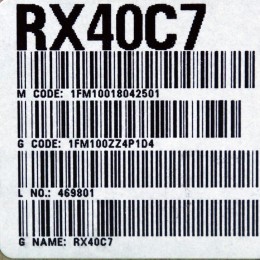 [신품] RX40C7 미쯔비시 R PLC DC입력 모듈