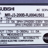 [중고] MR-J3-200B-RJ004U503 미쯔비시 2kw 서보 드라이버