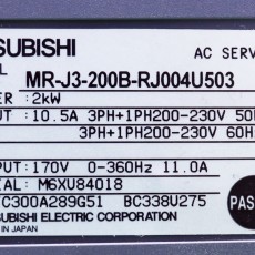 [중고] MR-J3-200B-RJ004U503 미쯔비시 2kw 서보 드라이버