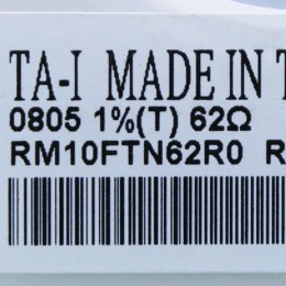 [미사용] RM10FTN62R0 (62Ω) TA-I 칩 레지스터