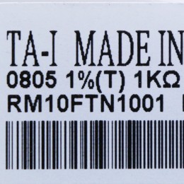 [미사용] RM10FTN1001 (1KΩ) TA-I 칩 레지스터