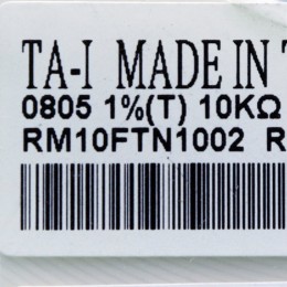 [미사용] RM10FTN1002 (10KΩ) TA-I 칩 레지스터