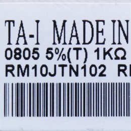 [미사용] RM10JTN102 (1KΩ) TA-I 칩 레지스터