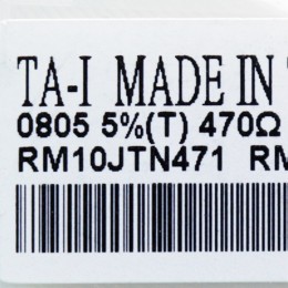 [미사용] RM10JTN471 (470Ω) TA-I 칩 레지스터